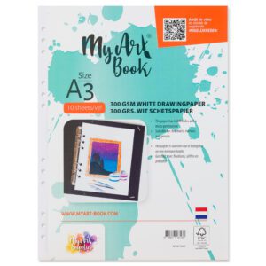 MyArt®Book schetspapier 300 g/m2 wit papier – formaat A3