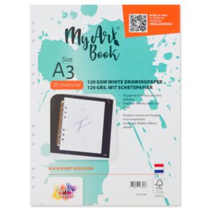 MyArt®Book schetspapier 120 g/m2 wit papier – formaat A3