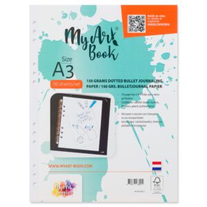 MyArt®Book 150 g/m2 bulletjournal papier – formaat A3