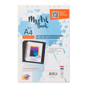 MyArt®Book schetspapier 300 g/m2 wit papier – formaat A4