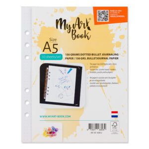 MyArt®Book 150 g/m2 bulletjournal papier – formaat A5